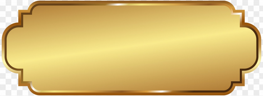 Template Label Metal Gold Clip Art PNG