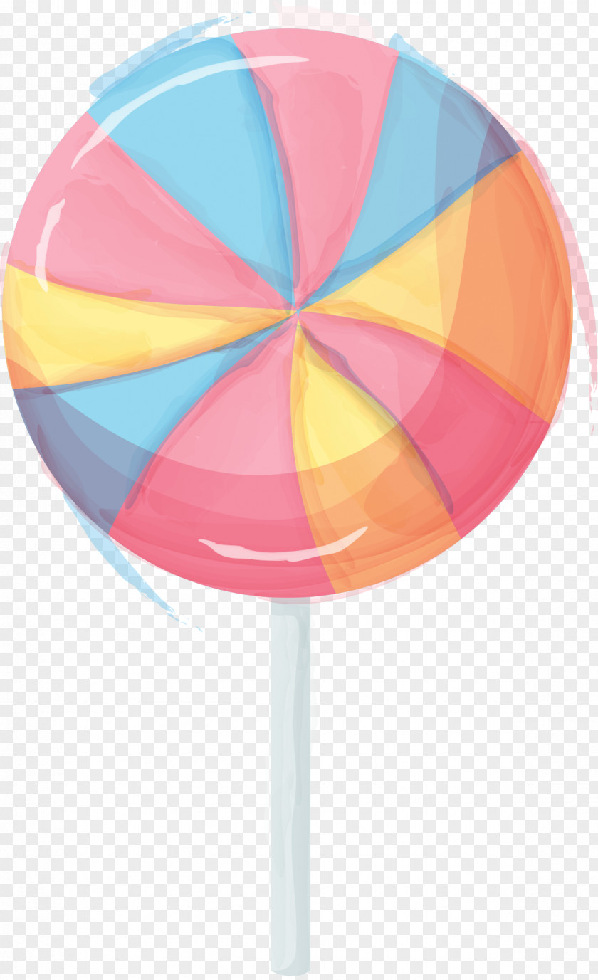 Vector Hand-painted Lollipop Candy PNG