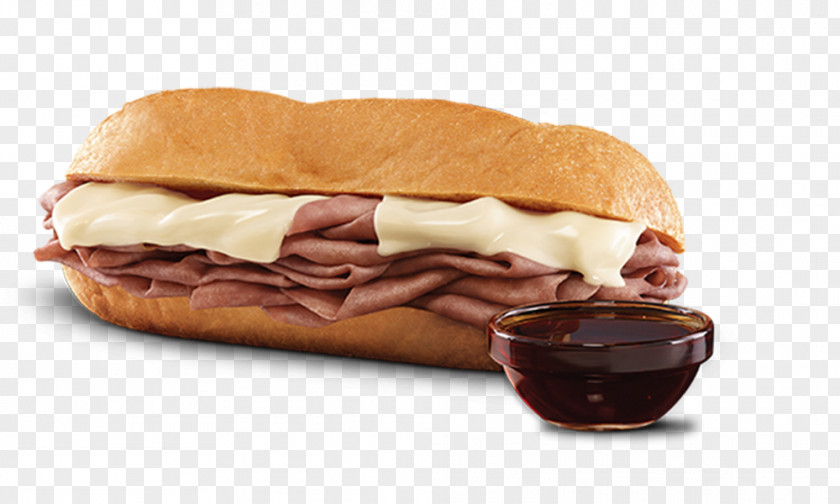 Cheese French Dip Slider Roast Beef Reuben Sandwich Arby's PNG