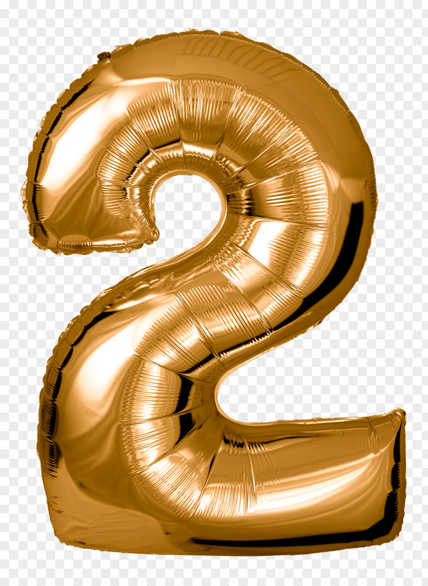 Goldene Toy Balloon New Year's Eve Birthday Gift PNG