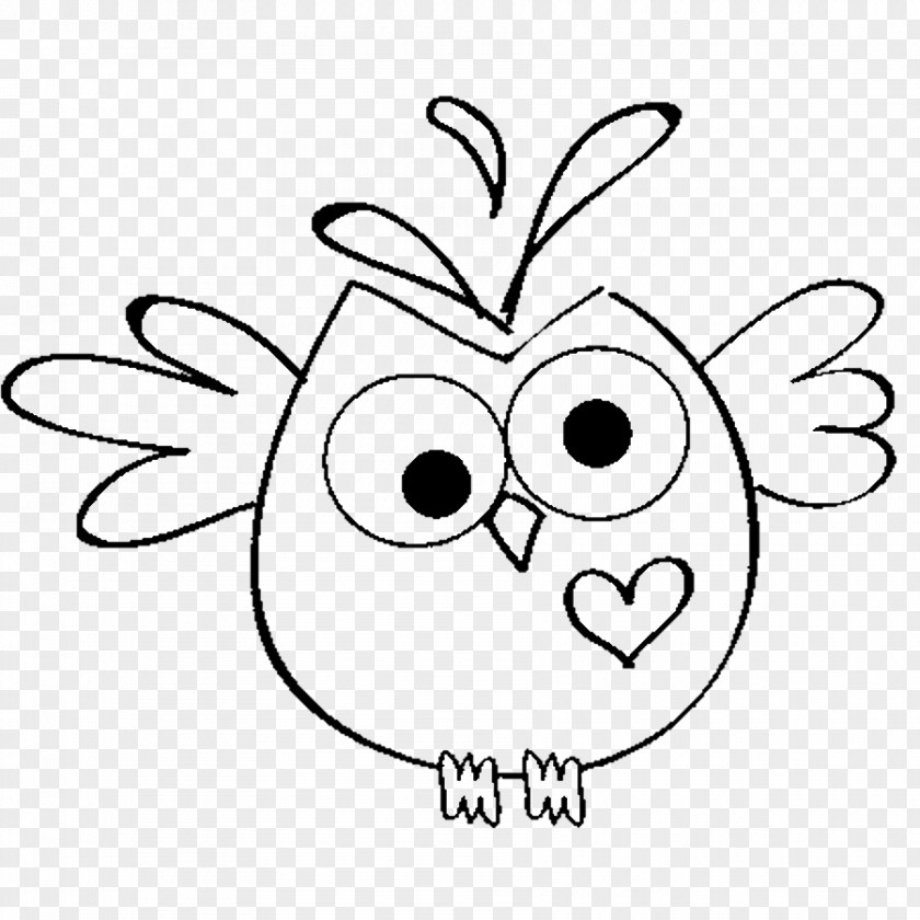 Owl Great Horned Coloring Book Child Adult PNG