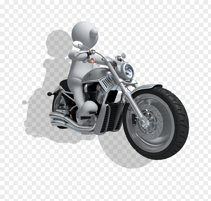 3D Villain Computer Graphics Motorcycle PNG