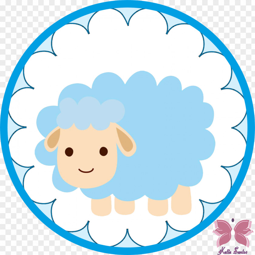 Baby Creative Sheep Shower Convite Party Clip Art PNG