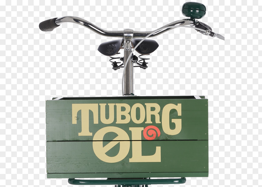 Bicycle Freight Tuborg Brewery Wooden Box PNG