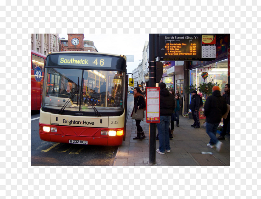 Bus Stop Old Steine Tour Service Brighton & Hove PNG