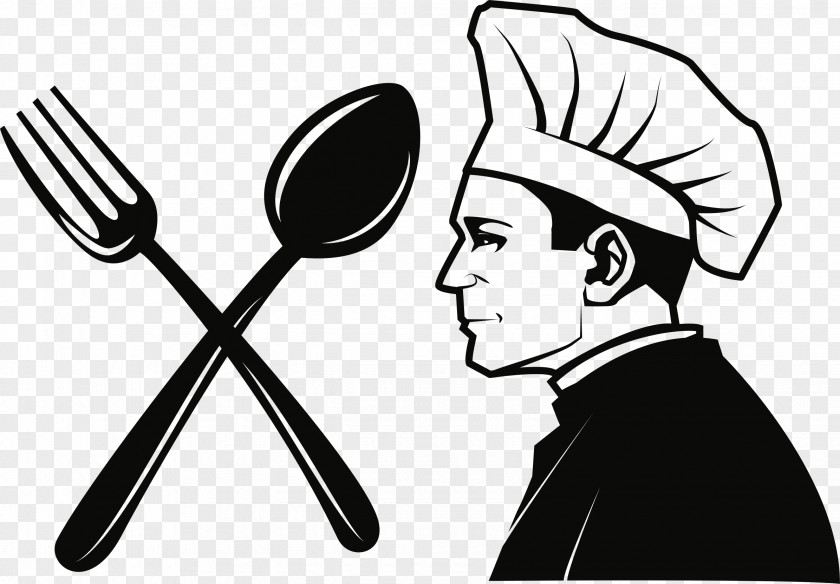 Catering Chef Public Domain Fork Clip Art PNG