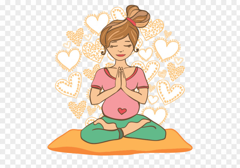 Pregnancy Yoga Prenatal Care Lotus Position PNG
