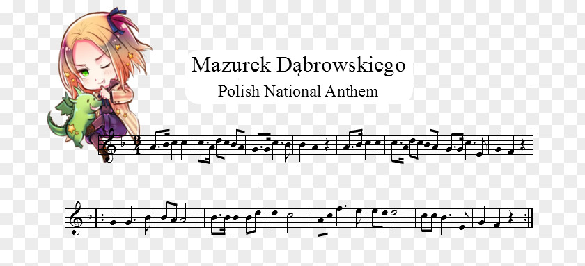 Sheet Music National Anthem Of Poland Violin PNG of Violin, beautiful violin clipart PNG