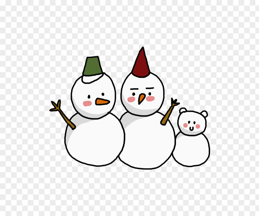 White Snowman Clip Art PNG