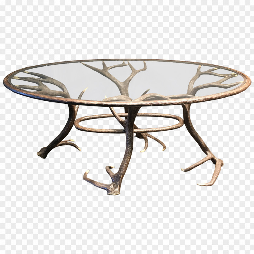 Antler Coffee Tables Oval PNG