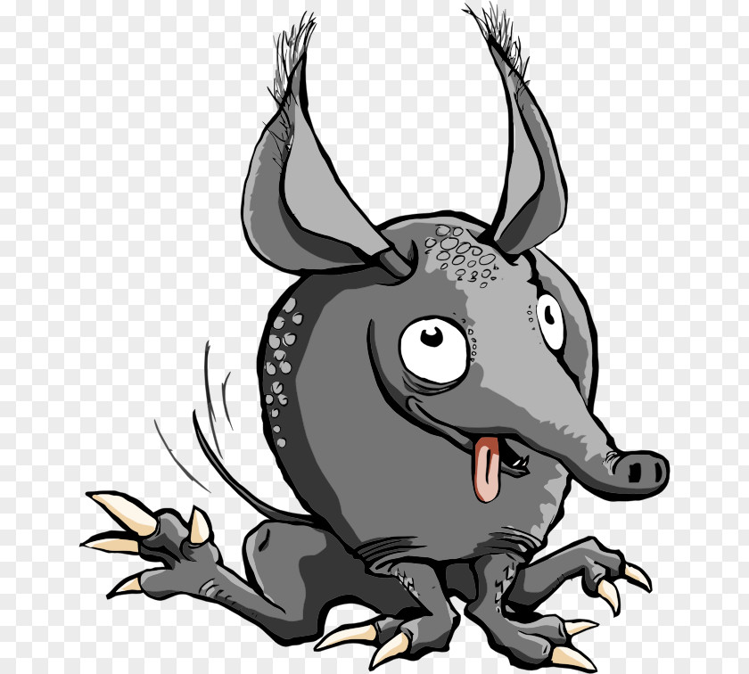 Armadillo Cartoon Drawing Clip Art PNG