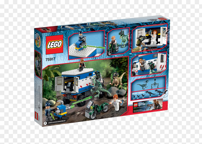 Lego Jurassic World LEGO 75917 Jurrasic Raptor Rampage Hamleys Toy PNG