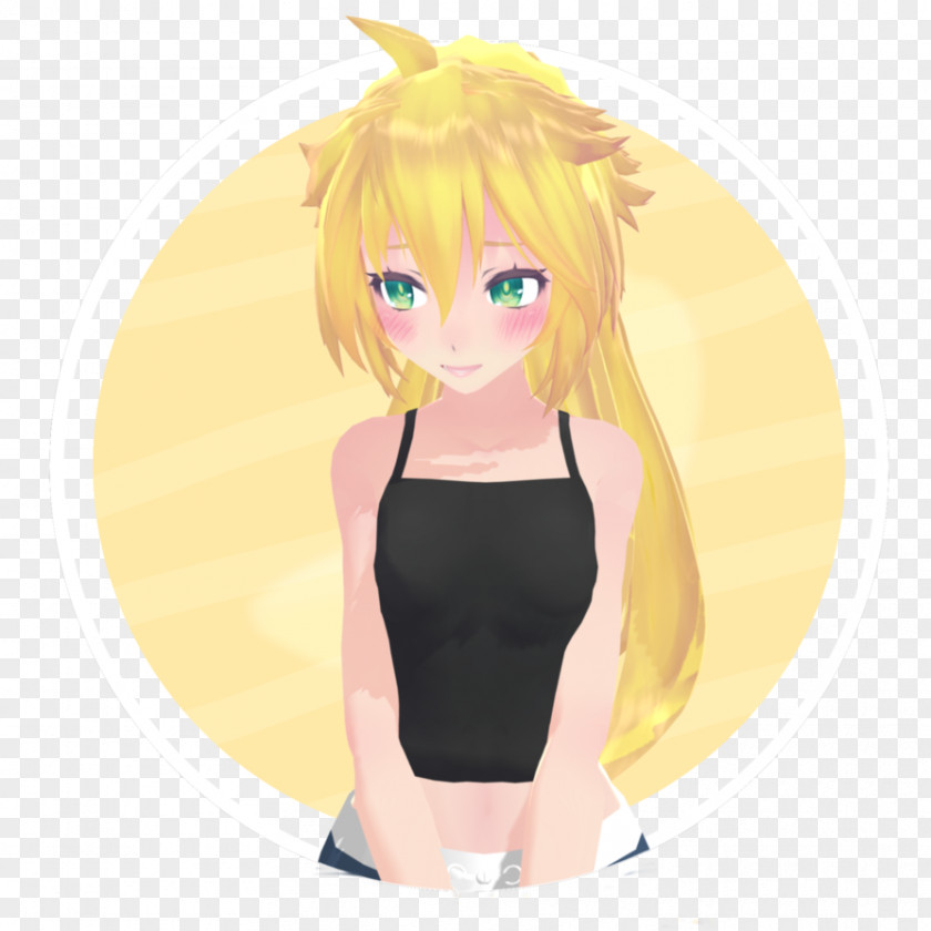 Weight Three-dimensional Characters Vocaloid Kagamine Rin/Len Blond PNG