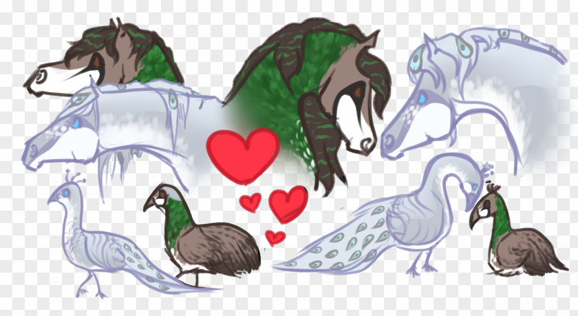 Love Birds Drawing Chicken Mammal Horse PNG