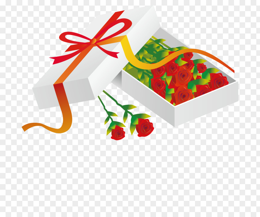 Rose Box Happiness Greeting Card Christmas Wish Clip Art PNG