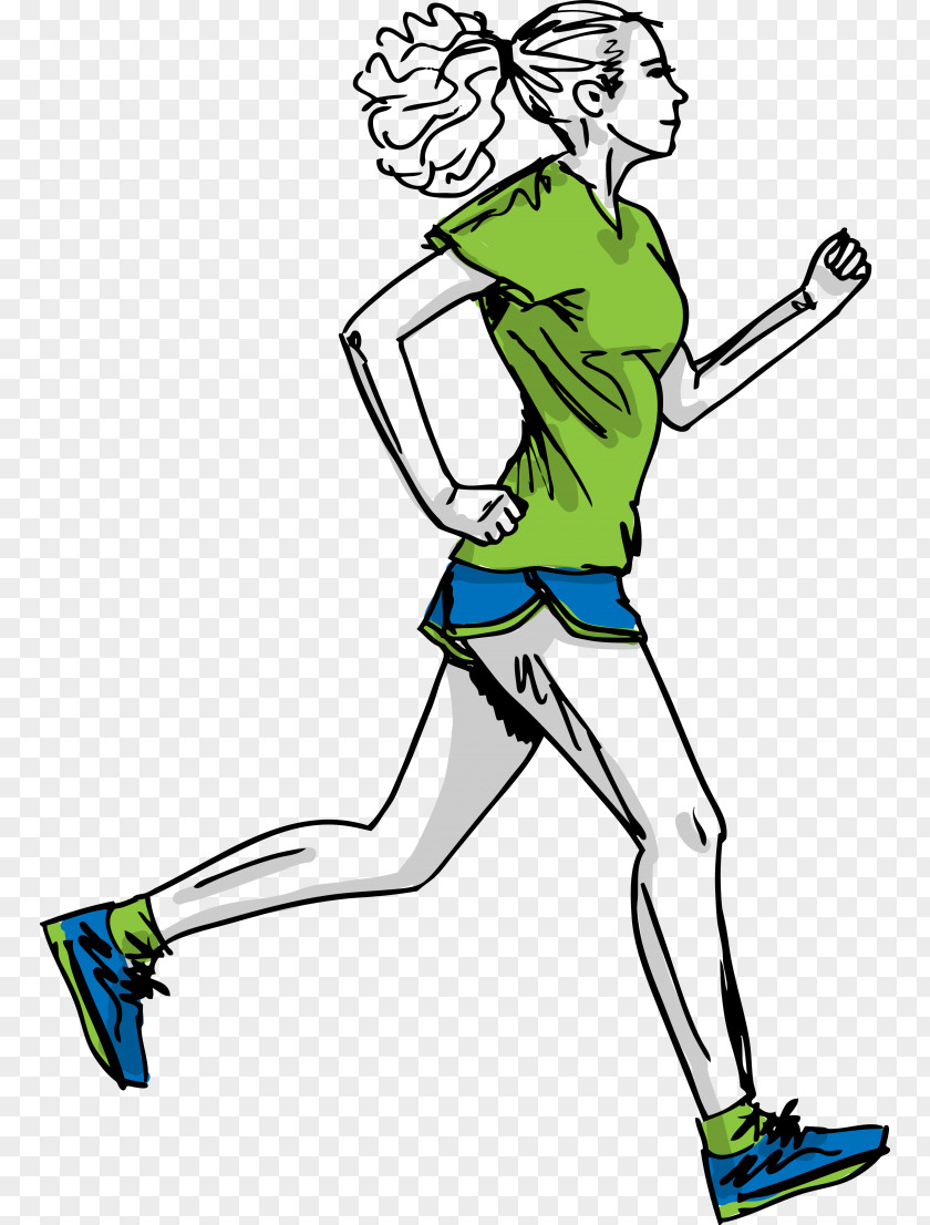SKETCHES Barefoot Running Sprint Racing Marathon PNG