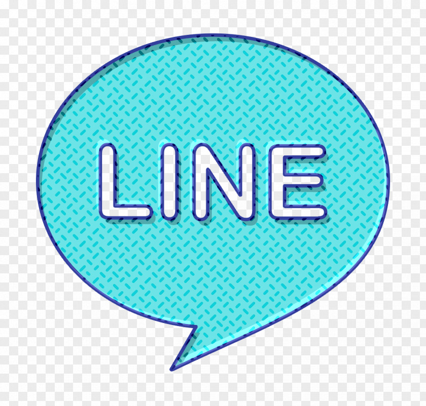 Teal Electric Blue Communication Icon Connection Line PNG
