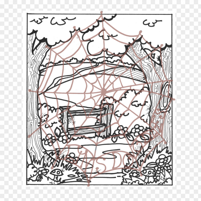 Tree Corner Sketch Visual Arts Illustration Font PNG