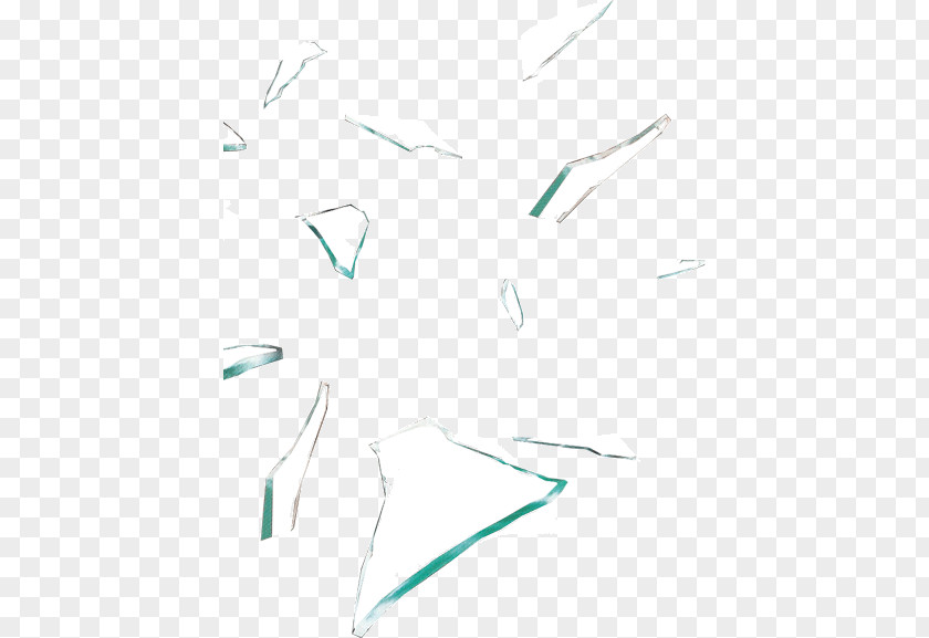 Broken Glass Paper Line Triangle Point PNG