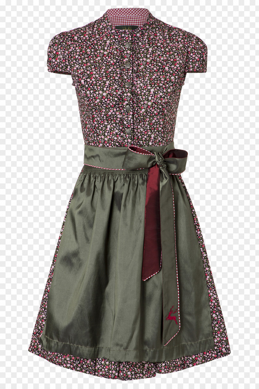 Dress Dirndl Cocktail Vintage Clothing Upturned Collar PNG