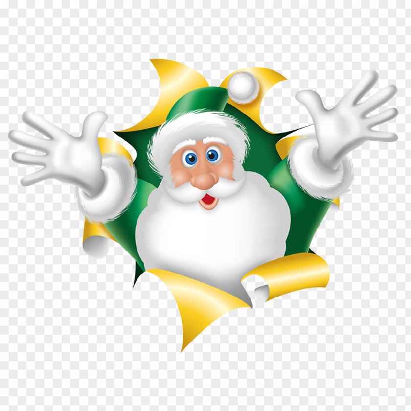 Père Noël Santa Claus Christmas Ornament Deafness Clip Art PNG