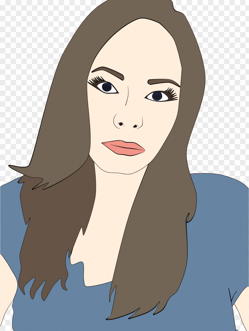 Portrait Woman Clip Art PNG