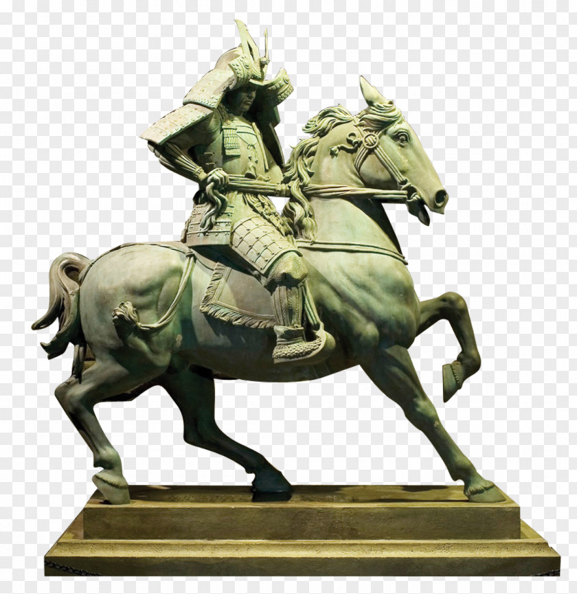 Retro Knight Sculpture Statue PNG