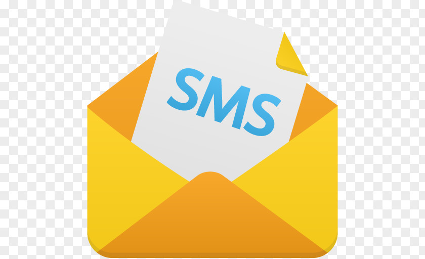 Sms Text Brand Material Yellow PNG