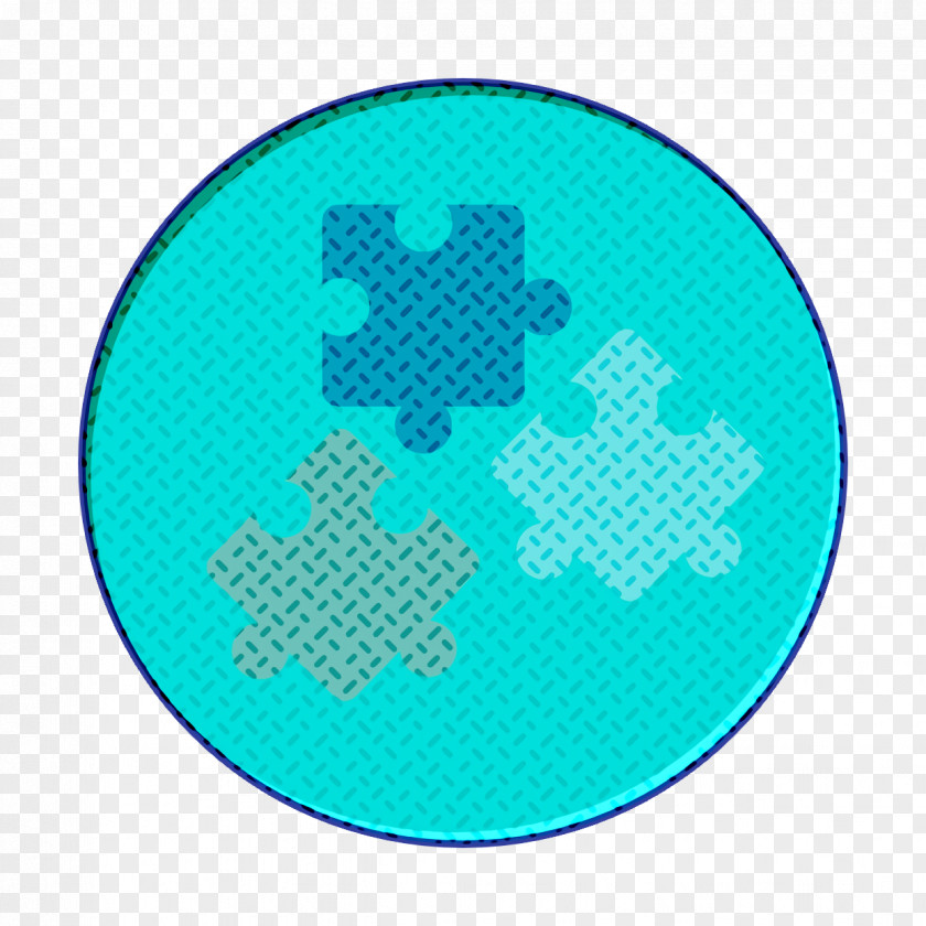 Teal Turquoise Teamwork And Organization Icon Game Puzzle PNG