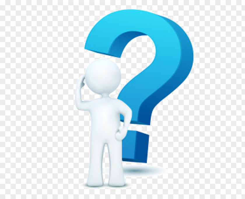 Thinking Man Question Mark Clip Art PNG
