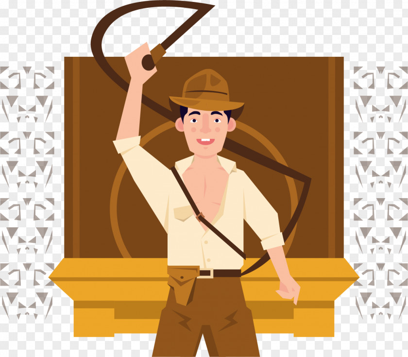 Vector Egypt Tomb Cowboys PNG