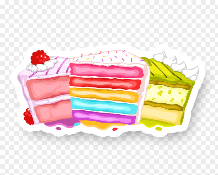 Candy Color Cake Rainbow Cookie Birthday PNG