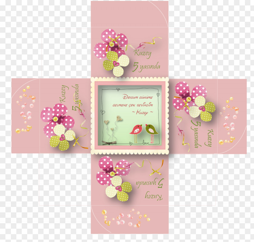 Cherry Blossom Greeting & Note Cards Floral Design Picture Frames PNG