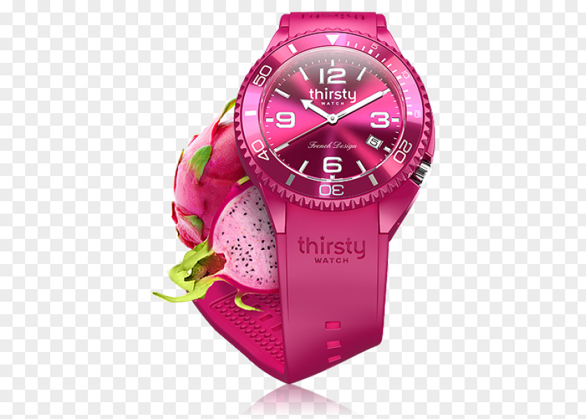 Dragon Fruit Juice Watch Strap PNG