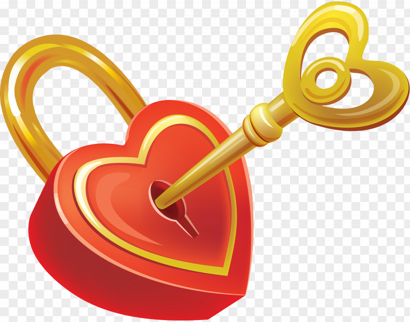 Padlock Heart PNG