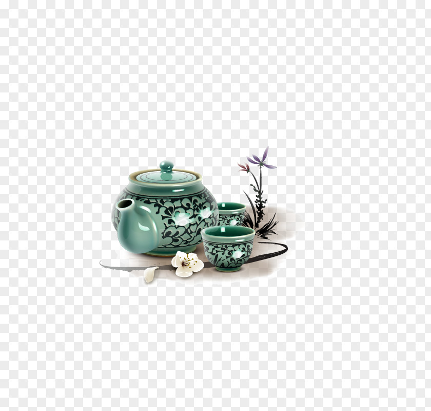 Tea Set South Korea Icon PNG