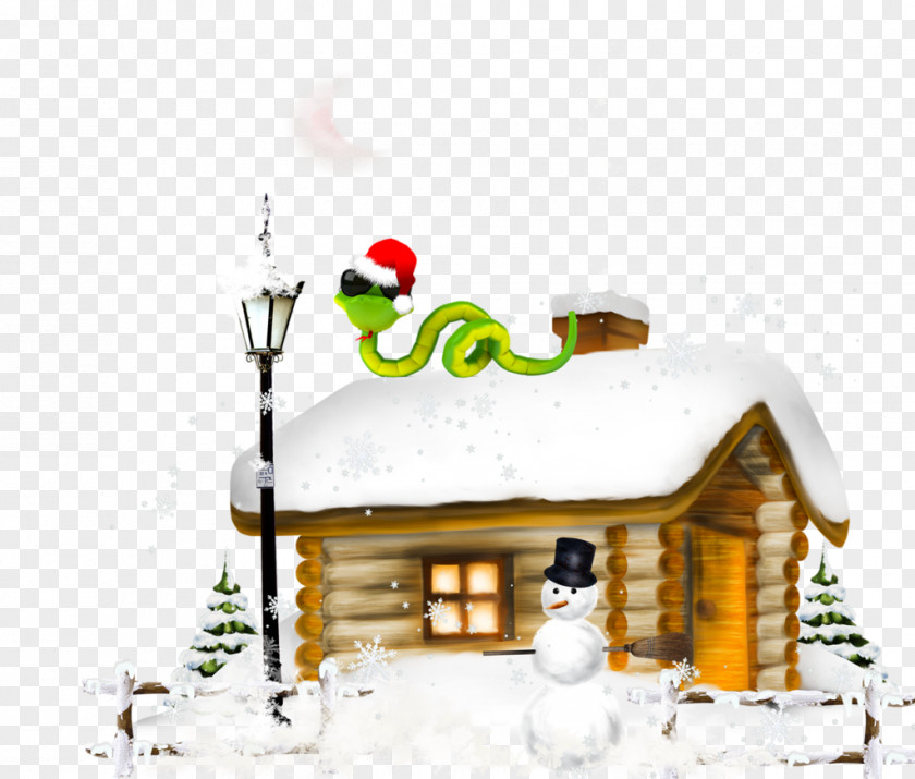 House Snow Clip Art PNG