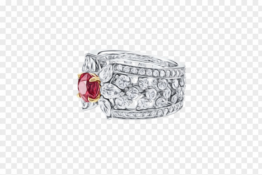 Ruby Ring Diamond Carat Brilliant PNG