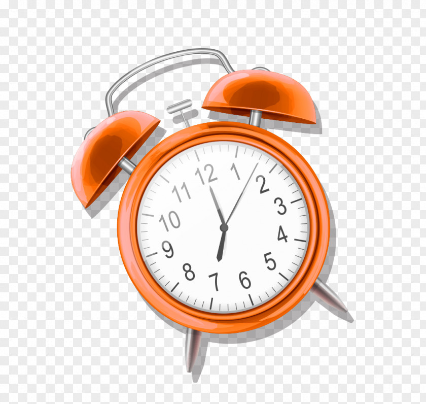 Vector Time Alarm Clock PNG