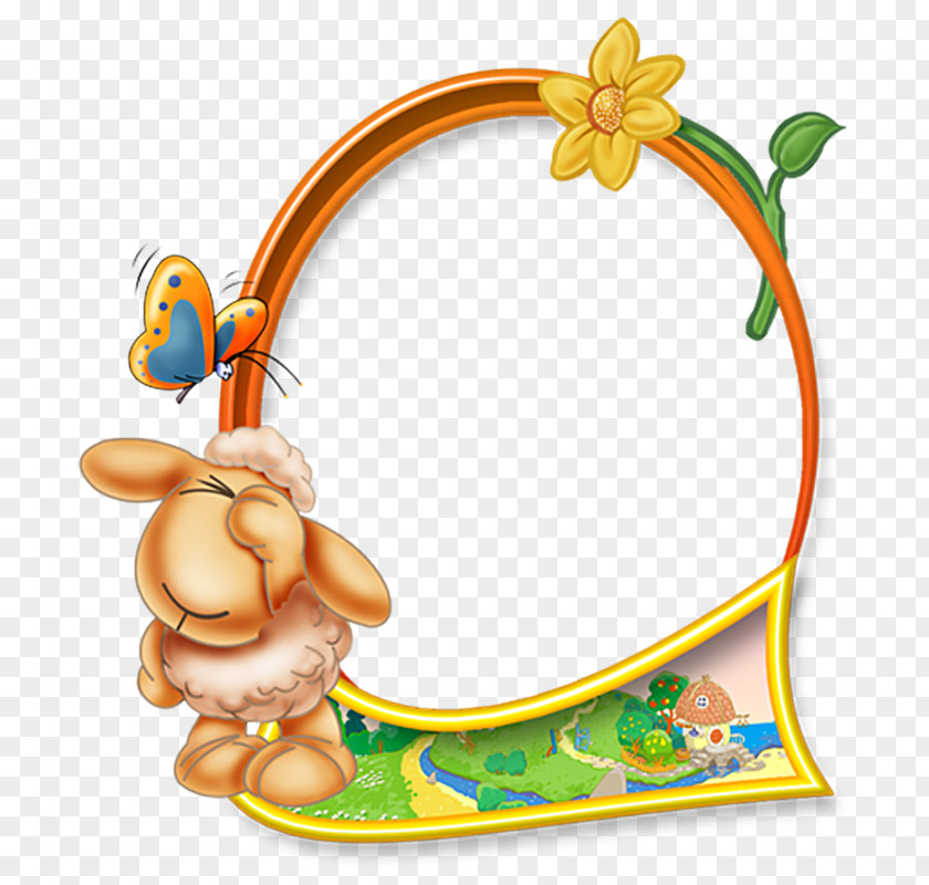 Animal Cartoon Border PNG cartoon border clipart PNG