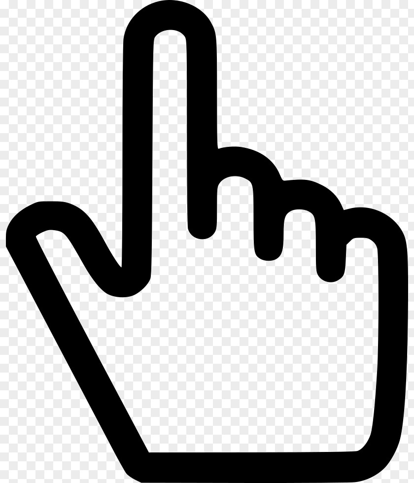 Hand Pointing Index Finger Pointer Cursor Arrow PNG