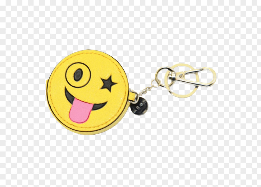 Locket Keychain Emoticon Smile PNG