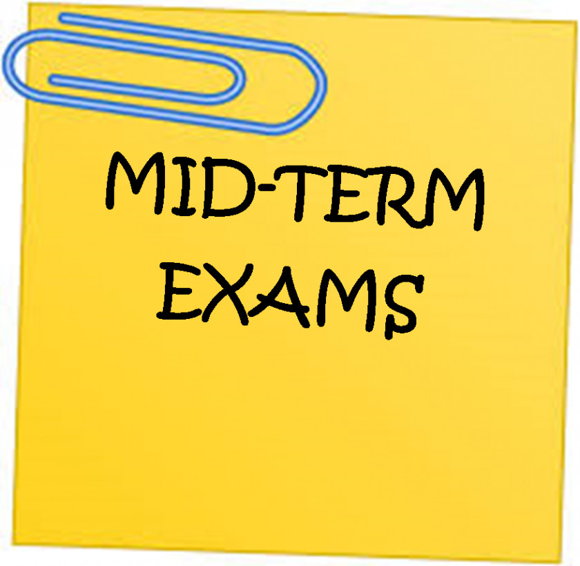 Mid-Term Cliparts Newark High School Student Midterm Exam National Secondary Test PNG