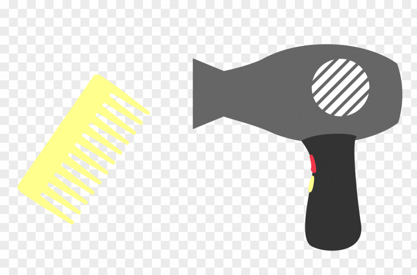 Cartoon Hair Dryer Comb Barbershop Hairdresser PNG