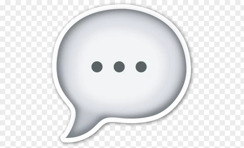 Emoji Emoticon Speech Balloon Thought PNG
