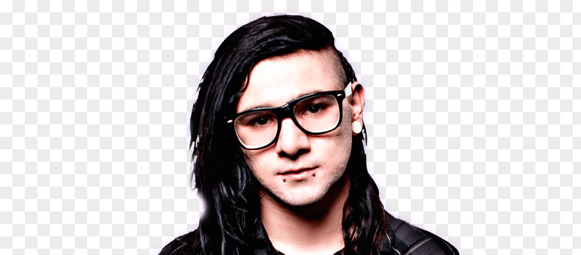 Face Skrillex PNG Skrillex, man wearing black framed eyeglasses clipart PNG