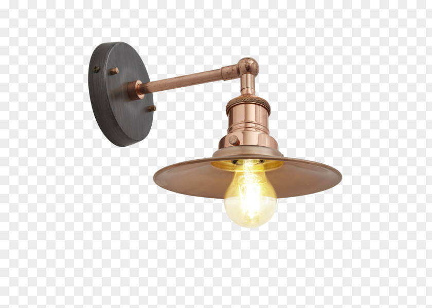 Copper Wall Lamp Light Fixture Sconce Lighting PNG