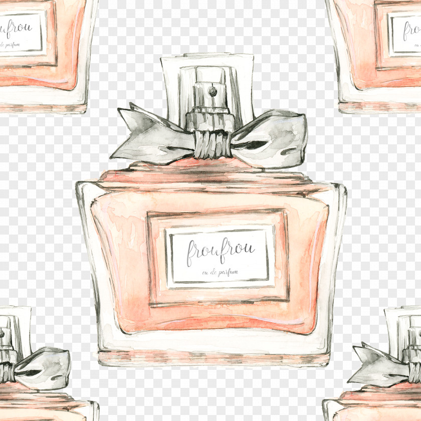 Perfume Cosmetics Watercolor Painting Clip Art PNG