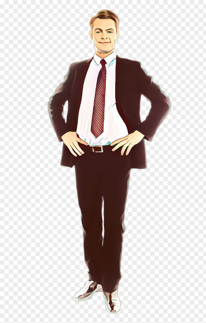 Standing Suit Gentleman Male Formal Wear PNG