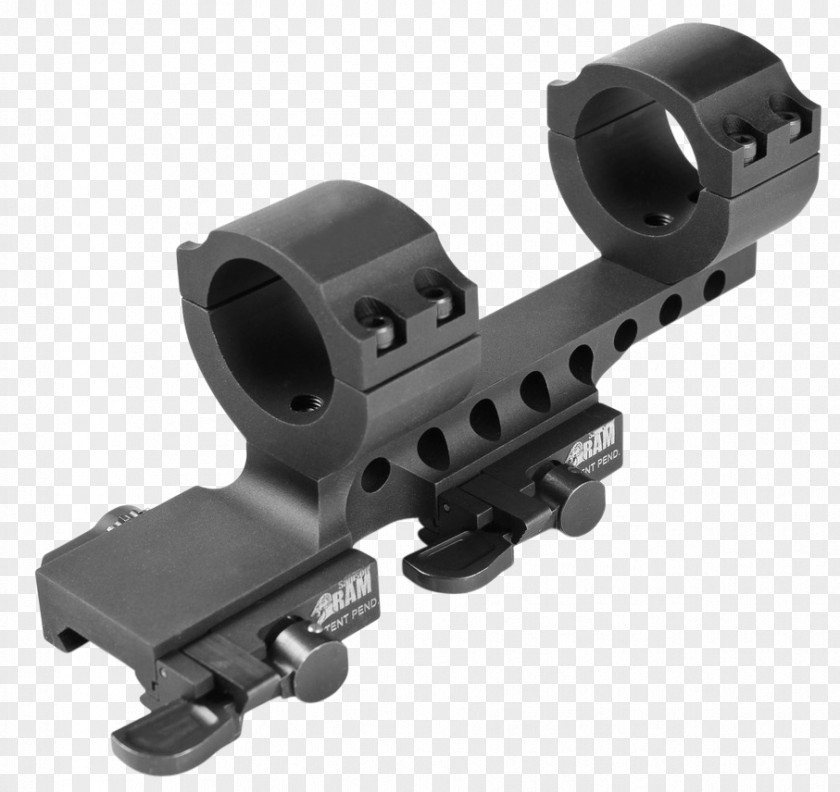 Weaver Rail Mount Gun Barrel Firearm Muzzle Brake Sight PNG